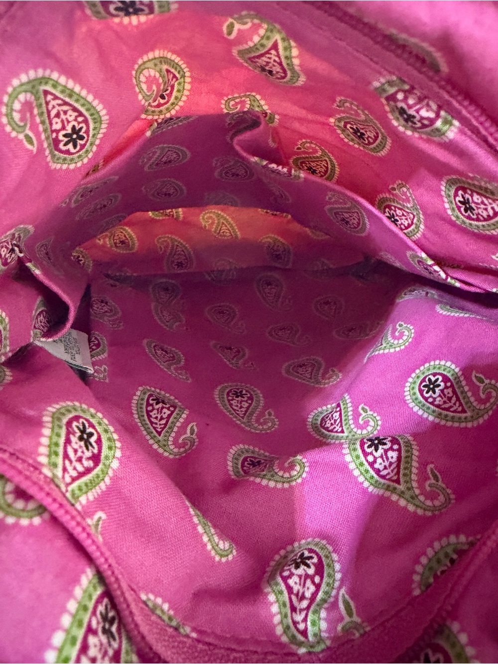 Vera Bradley Hot Pink Paisley Quilted Crossbody Bag - Picture 7 of 9